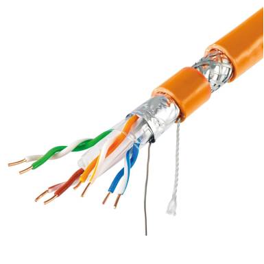 Delight CAT6A S-FTP Installation Cable 500m Orange 20049 Delight CAT6A S-FTP Installation Cable 500m Orange 20049