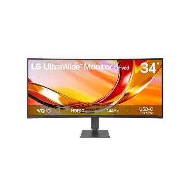 LG Ívelt VA UltraWide 144Hz monitor 34" 34U640B, 3440x1440, 21:9, 300cd/m2, 5ms, 2xHDMI/DisplayPort/2xUSB/USB-C 34U640B-B.AEU LG Ívelt VA UltraWide 144Hz monitor 34" 34U640B, 3440x1440, 21:9, 300cd/m2, 5ms, 2xHDMI/DisplayPort/2xUSB/USB-C 34U640B-B.AEU