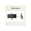 LG Ívelt VA UltraWide 144Hz monitor 34" 34U640B, 3440x1440, 21:9, 300cd/m2, 5ms, 2xHDMI/DisplayPort/2xUSB/USB-C 34U640B-B.AEU