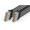 Digitus CAT6A S-FTP Patch Cable 1m Black (10 Pack) DK-1644-A-010-OD-10