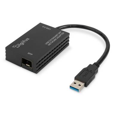 Digitus USB 3.0 Gigabit SFP network adapter Black DN-3026-1 Digitus USB 3.0 Gigabit SFP network adapter Black DN-3026-1