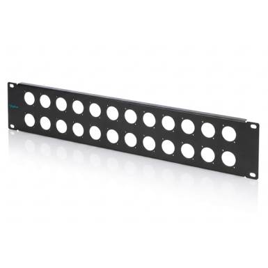 Digitus 2U rack panel for 24 x D-Type modules DN-97697 Digitus 2U rack panel for 24 x D-Type modules DN-97697