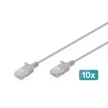 Digitus CAT6 U-UTP Patch Cable 0,3m Grey (10 Pack) DK-1618-003S-10