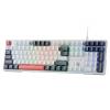 Redragon Trundle RGB K668 Red USB magyar mechanikus billentyűzet fehér K668WBO-RGB_RED_HU
