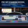 Redragon Trundle RGB K668 Red USB magyar mechanikus billentyűzet fehér K668WBO-RGB_RED_HU