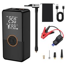 Platinet 8000mAh PowerBank with Car Jump Strater with Compressor Black PMPBTPM