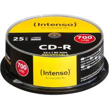 Intenso CD-R 80 52x Cake Box 25db/henger (25-&ouml;s c&iacute;mke) 1001124