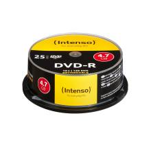 Intenso DVD-R 4,7Gb 16x Cake Box 25db/henger (25-ös címke) 4101154