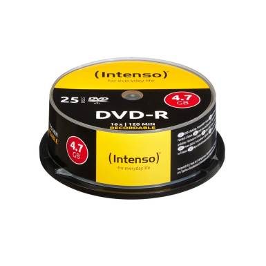 Intenso DVD-R 4,7Gb 16x Cake Box 25db/henger (25-&ouml;s c&iacute;mke) 4101154