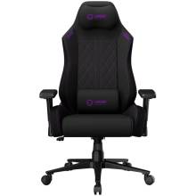 LORGAR CHA41 Fabric Gaming Chair Advanced Black/Purple LRG-CHA41-BK-PR