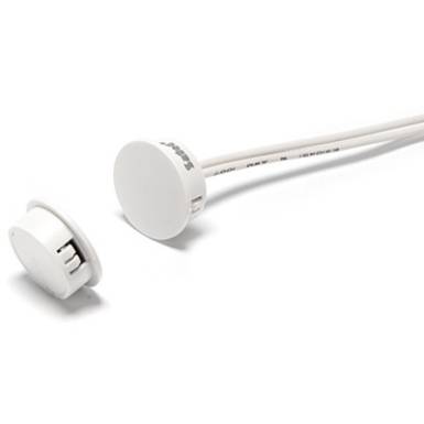 Mini lapos befúrható nyitásérzékelő; fehér B-2FLF Mini lapos befúrható nyitásérzékelő; fehér B-2FLF