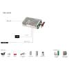 13,8V/10A tokozott kapcsolóüzemű szünetmentesíthető tápegység PSB-12V10A