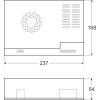 13,8V/20A tokozott kapcsolóüzemű szünetmentesíthető tápegység PSB-12V20A