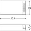 13,8V/5,5A tokozott kapcsolóüzemű szünetmentesíthető tápegység PSB-12V5A