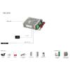 13,8V/5,5A tokozott kapcsolóüzemű szünetmentesíthető tápegység PSB-12V5A