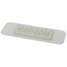 Lemez 25 membránátvezetővel az AWOH sorozatú házakhoz; 360 x 27 x 130mm AWOH-PM25C Lemez 25 membránátvezetővel az AWOH sorozatú házakhoz; 360 x 27 x 130mm AWOH-PM25C