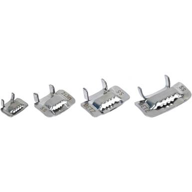 Záró; M19R rögzítő szalaghoz; 19,05 mm széles; 100 db/csomag MZ19 - 100 db Záró; M19R rögzítő szalaghoz; 19,05 mm széles; 100 db/csomag MZ19 - 100 db