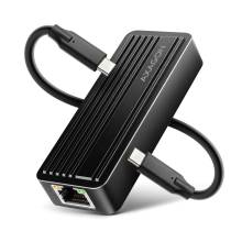 AXAGON ADE-10GR Type-C USB3.2 Gen 2 - 10 Gigabit Ethernet 10/100/1000/2500/5000/10000 Adapter Aluminum/Black ADE-10GR
