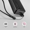 AXAGON ADE-10GR Type-C USB3.2 Gen 2 - 10 Gigabit Ethernet 10/100/1000/2500/5000/10000 Adapter Aluminum/Black ADE-10GR