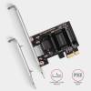 AXAGON PCEE-G50 PCIe Adapter 5 Gigabit Ethernet Realtek PXE w. SP & LP PCEE-G50