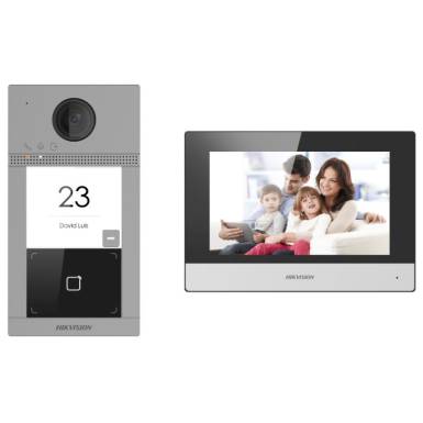 Egylakásos IP video-kaputelefon szett DS-KIS604-S (D) Egylakásos IP video-kaputelefon szett DS-KIS604-S (D)