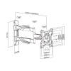 Stell SHO 7530 TV Wall Mount Fix 23"-42" Black 35057197
