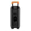 Denver TSP-456 Bluetooth trolley speaker with LED light and dual 8" woofers Black TSP-456