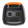 Denver TSP-456 Bluetooth trolley speaker with LED light and dual 8" woofers Black TSP-456