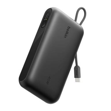 Belkin UltraCharge with Integrated Cable and Display 20000mAh PowerBank Black BPB030HQBK Belkin UltraCharge with Integrated Cable and Display 20000mAh PowerBank Black BPB030HQBK