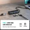 UGREEN USB 3.0 Hub Ethernet Adapter 20265