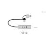I-TEC USB-C/USB-A Metal HUB 3 (2x USB-C, 1x USB-A) Port + 2.5GLAN CAMETALG325HUB