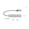 I-TEC USB-C/USB-A Metal HUB 6 port CAHUBMETAL6LANPD