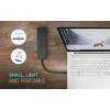 I-TEC 4-port USB-C Metal 2xUSB 3.0+2xUSB-C Hub Black C31HUBMETAL2A2C