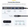 Startech 6-Port USB-C Multiport Adapter Black 177B-USBC-MULTIPORT