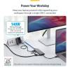 Startech 6-Port USB-C Multiport Adapter Black 177B-USBC-MULTIPORT