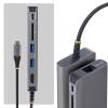 Startech 6-Port USB-C Multiport Adapter Black 177B-USBC-MULTIPORT