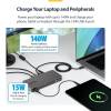 Startech 4-Port Thunderbolt 5 Hub Black 303UE-TB5-HUB