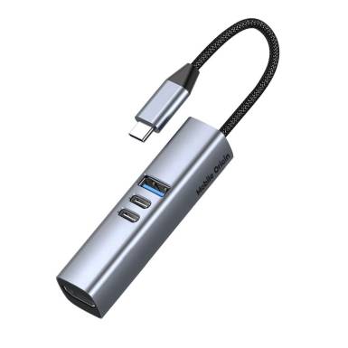 Mobile Origin USB-C Hub 7-in-1 HB2, HDMI, 3× USB-C, USB-A, TF/SD Slot, 5 Gb/s, Space Gray MO-71MH-HB2 Mobile Origin USB-C Hub 7-in-1 HB2, HDMI, 3× USB-C, USB-A, TF/SD Slot, 5 Gb/s, Space Gray MO-71MH-HB2