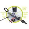 Mobile Origin USB-C Hub 7-in-1 HB2, HDMI, 3× USB-C, USB-A, TF/SD Slot, 5 Gb/s, Space Gray MO-71MH-HB2