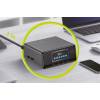 Mobile Origin GaN Charging Hub with Display 4× USB-C + 2× USB-A PW39 240W Black MO-240WDCH-PW39