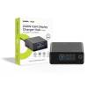 Mobile Origin GaN Charging Hub with Display 4× USB-C + 2× USB-A PW39 240W Black MO-240WDCH-PW39