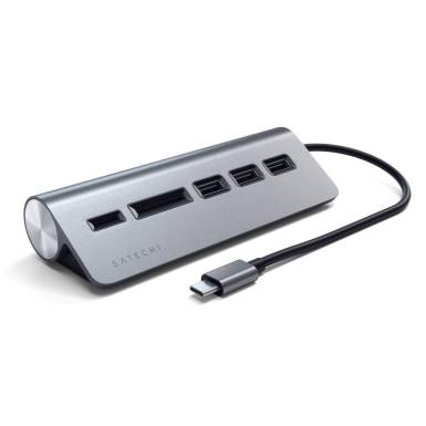 Satechi USB-C Combo Hub for Desktop Aluminium Space Gray ST-TCHCRM Satechi USB-C Combo Hub for Desktop Aluminium Space Gray ST-TCHCRM