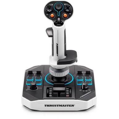 Thrustmaster Sol-R 1 Flightstick USB Joystick White 2960920 Thrustmaster Sol-R 1 Flightstick USB Joystick White 2960920