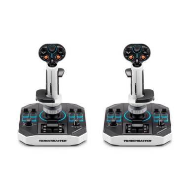 Thrustmaster Sol-R 1 HOSAS Space Sim Duo USB Joystick White 2960939 Thrustmaster Sol-R 1 HOSAS Space Sim Duo USB Joystick White 2960939