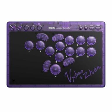 8BitDo Arcade Stick Signature Edition Transparent Purple RET00917 8BitDo Arcade Stick Signature Edition Transparent Purple RET00917