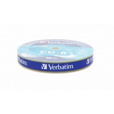 Verbatim DataLife CD-R 80 52x zsugor csomagolás 10db/cs (10-es címke) 43725 Verbatim DataLife CD-R 80 52x zsugor csomagolás 10db/cs (10-es címke) 43725