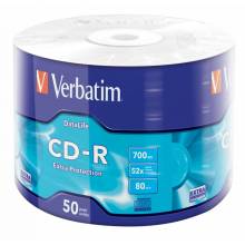 Verbatim DataLife CD-R 80 52x zsugor csomagol&aacute;s 50db/cs (50-es c&iacute;mke) 43787