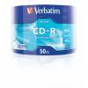 Verbatim DataLife CD-R 80 52x zsugor csomagolás 50db/cs (50-es címke) 43787