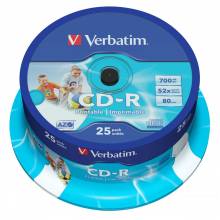 Verbatim CD-R 80 52x 25db/henger (25-&ouml;s c&iacute;mke) 43439
