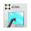 Advance MecaMount Dual 17"-32" Monitor Console Black ADV-ARM2M